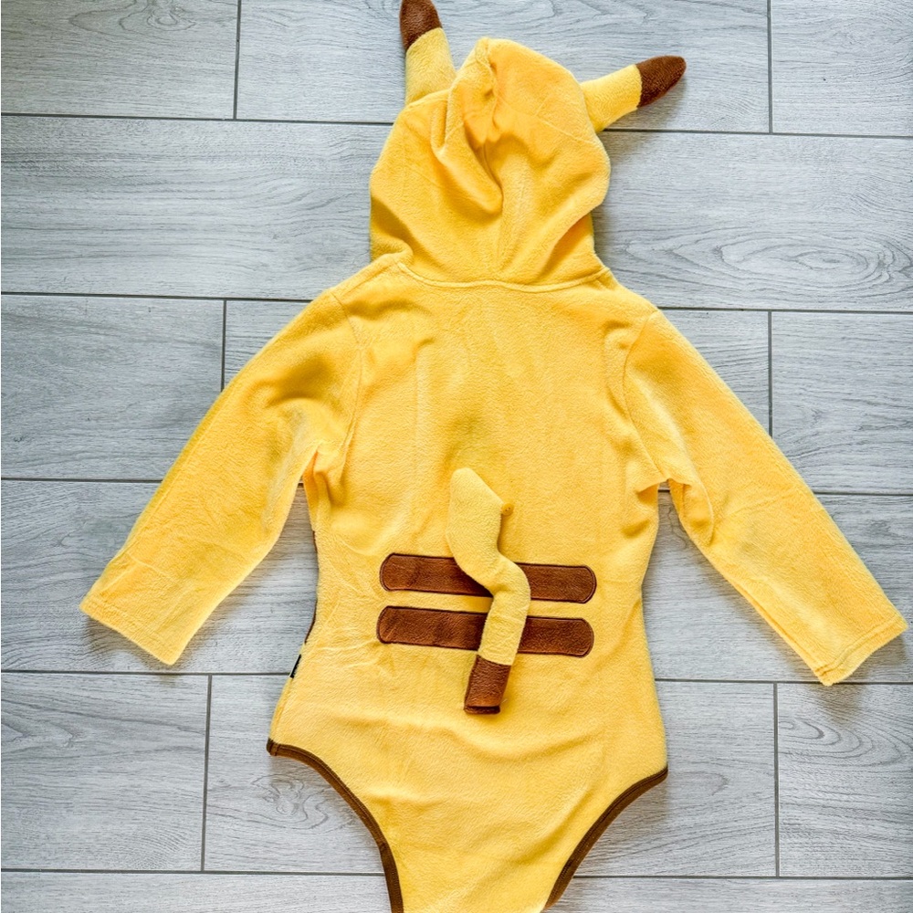 Pokemon Pikachu Yellow Brown Bodysuit - Picture 2 of 2
